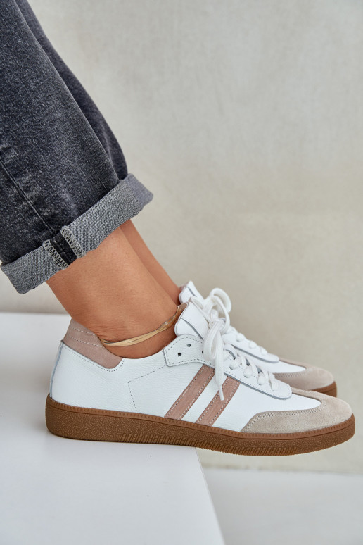 Zazoo N1068 Peau Faible Chaussures modèle baskets Féminin beige Zazoo N1068 Peau Faible Chaussures modèle baskets Féminin beige