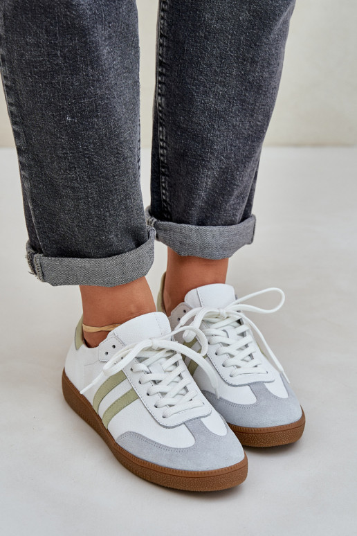 Zazoo N1068 Peau Faible Chaussures modèle baskets Féminin couleur blanche Zazoo N1068 Peau Faible Chaussures modèle baskets Féminin couleur blanche