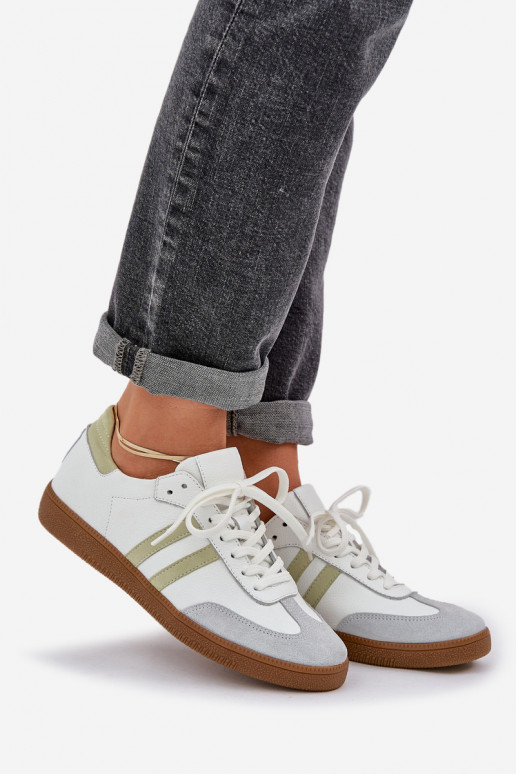 Zazoo N1068 Peau Faible Chaussures modèle baskets Féminin couleur blanche Zazoo N1068 Peau Faible Chaussures modèle baskets Féminin couleur blanche