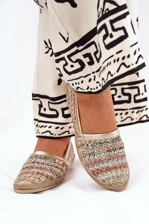 Style élégant Espadrilles en cuir Avec tresse Zazoo 10178 Couleurs différentes