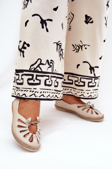 isocèle BallerinesActivéturalnej Skóry Zazoo 10179 beige