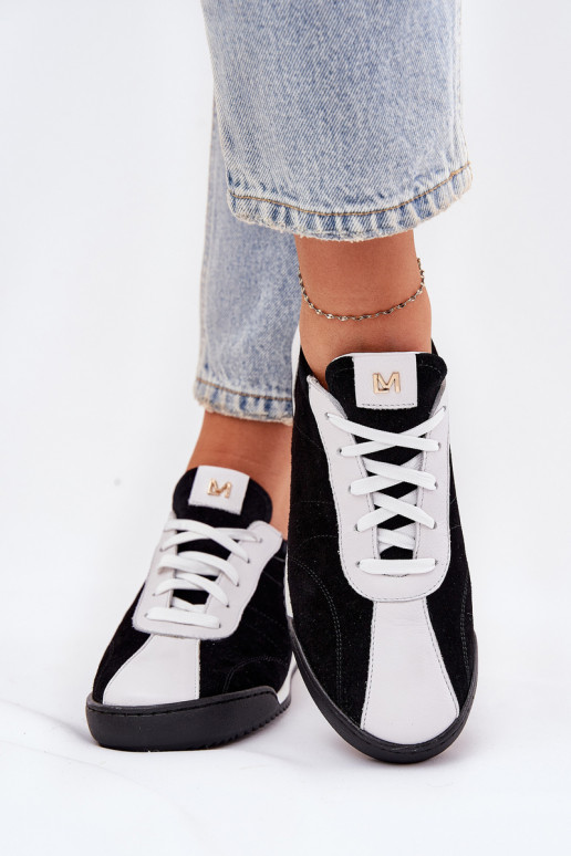 Peau baskets Féminin Laura Messi 2935 couleur noire Peau baskets Féminin Laura Messi 2935 couleur noire