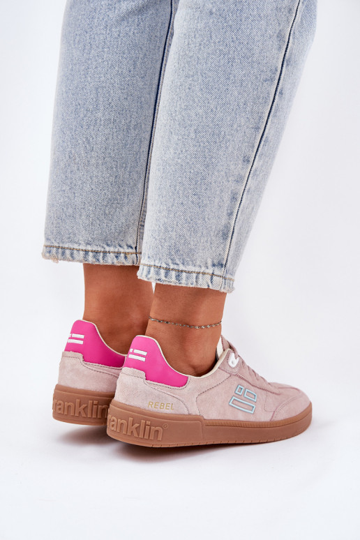 en daim baskets Chaussures modèle baskets Féminin D.Franklin DFSH387005 couleur rose en daim baskets Chaussures modèle baskets Féminin D.Franklin DFSH387005 couleur rose