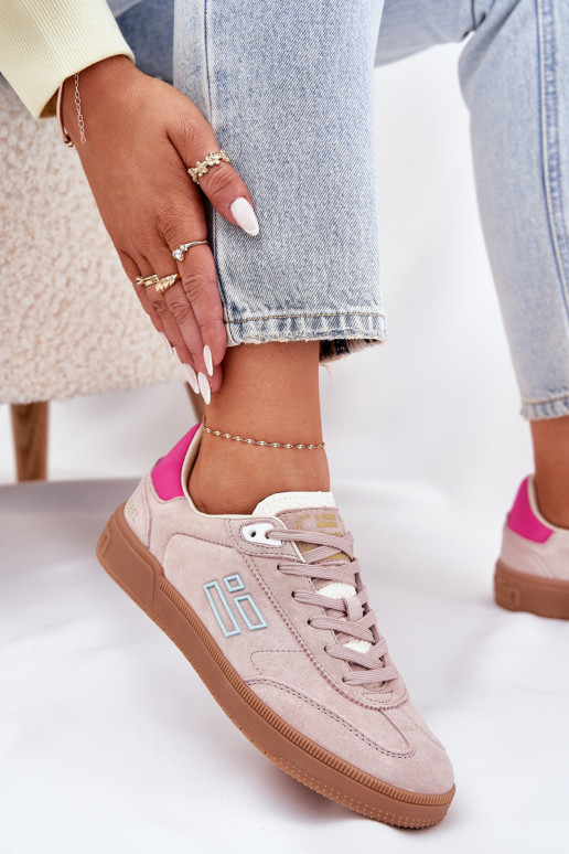 en daim baskets Chaussures modèle baskets Féminin D.Franklin DFSH387005 couleur rose en daim baskets Chaussures modèle baskets Féminin D.Franklin DFSH387005 couleur rose