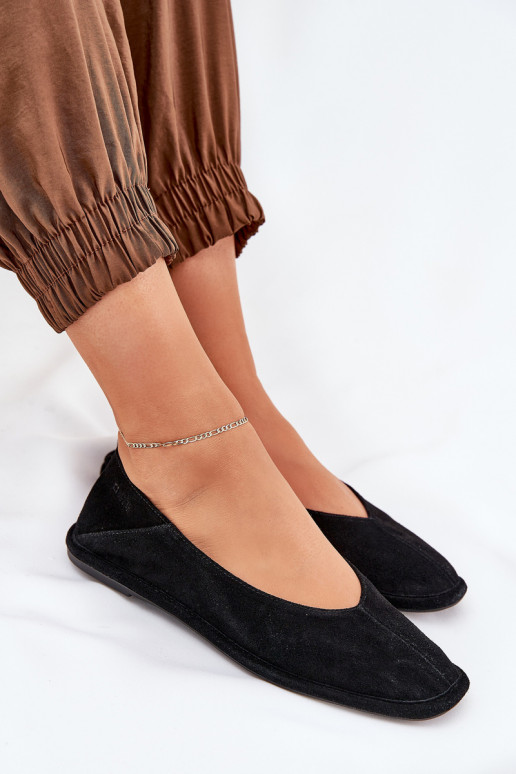 Ballerines en daim Féminin Big Star RR274080 couleur noire