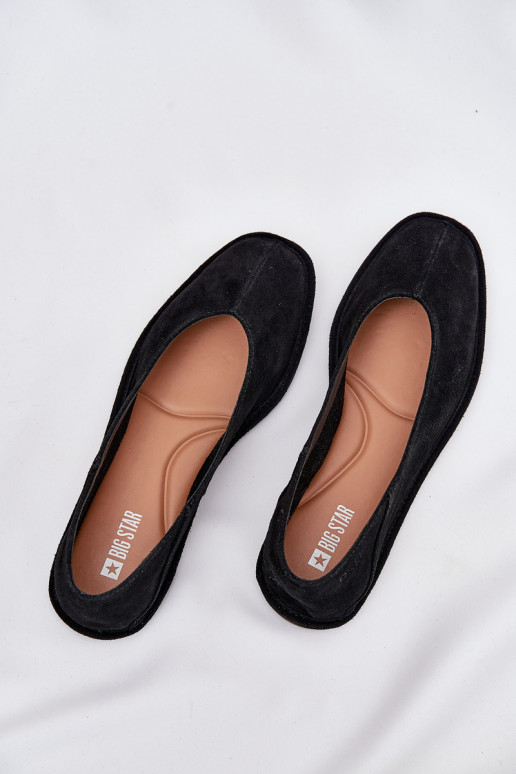 Ballerines en daim Féminin Big Star RR274080 couleur noire