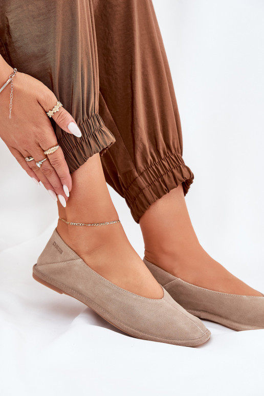 Ballerines en daim Féminin Big Star RR274082 beige Ballerines en daim Féminin Big Star RR274082 beige