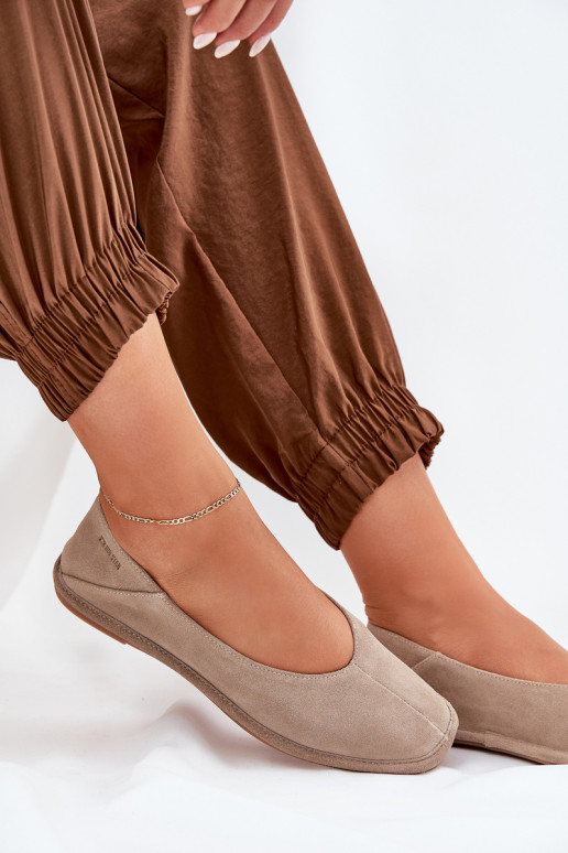 Ballerines en daim Féminin Big Star RR274082 beige Ballerines en daim Féminin Big Star RR274082 beige