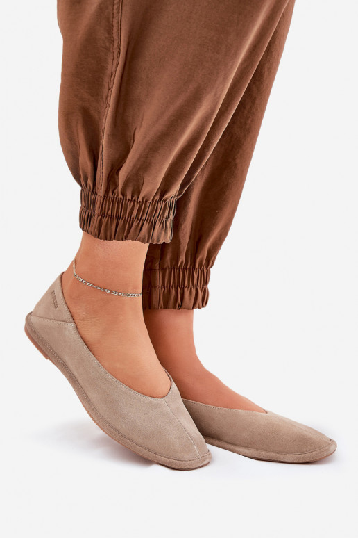 Ballerines en daim Féminin Big Star RR274082 beige Ballerines en daim Féminin Big Star RR274082 beige