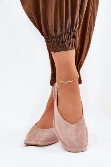 Ballerines en daim pour femmes Big Star RR274081 couleur rose 2