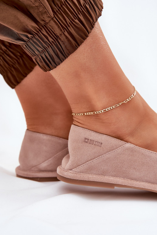 Ballerines en daim Féminin Big Star RR274081 couleur rose Ballerines en daim Féminin Big Star RR274081 couleur rose