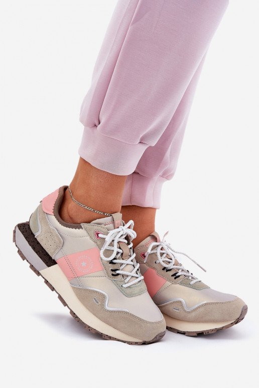 en daim Chaussures modèle baskets Féminin Big Star RR274243 HI-POLY SYSTEM gris-couleur rose en daim Chaussures modèle baskets Féminin Big Star RR274243 HI-POLY SYSTEM gris-couleur rose