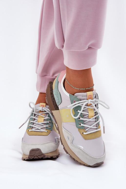 en daim Chaussures modèle baskets Féminin Big Star RR274244 HI-POLY SYSTEM gris-couleur jaune en daim Chaussures modèle baskets Féminin Big Star RR274244 HI-POLY SYSTEM gris-couleur jaune