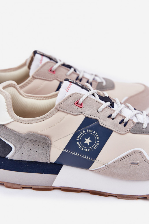 en daim Chaussures modèle baskets Mâle avec une plateforme Big Star RR174471 Hi-Poly System couleur grise en daim Chaussures modèle baskets Mâle avec une plateforme Big Star RR174471 Hi-Poly System couleur grise