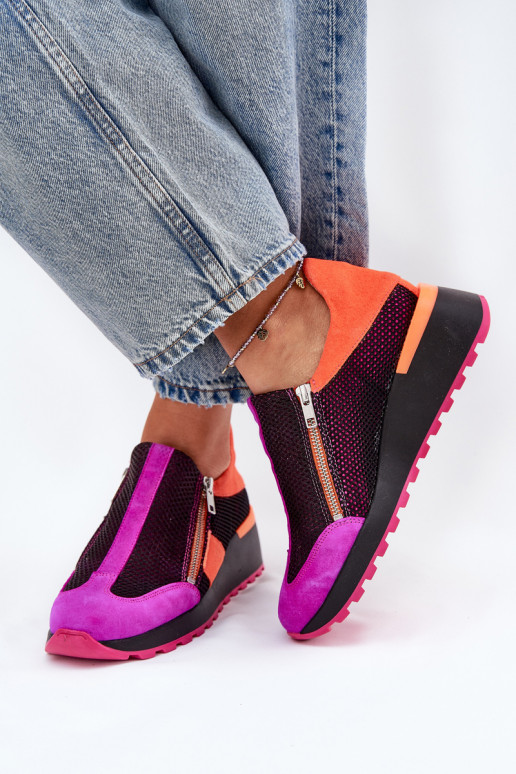 Chaussures modèle baskets en cuir Il fautciejka 06853-15 couleur noire Chaussures modèle baskets en cuir Il fautciejka 06853-15 couleur noire