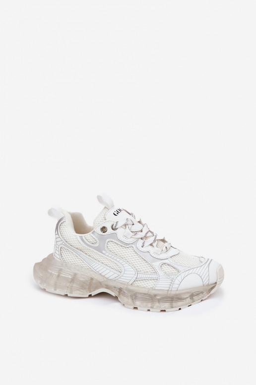 Peau Chaussures modèle baskets Féminin GOE RR2N4083 beige Peau Chaussures modèle baskets Féminin GOE RR2N4083 beige