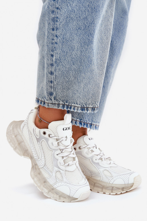 Peau Chaussures modèle baskets Féminin GOE RR2N4083 beige Peau Chaussures modèle baskets Féminin GOE RR2N4083 beige