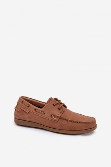 Mocassins en cuir pour hommes Big Star RR174162 bruns