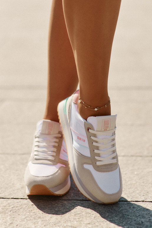 en daim Chaussures modèle baskets Féminin Big Star RR274A047 HI-POLY SYSTEM beige-couleur blanche en daim Chaussures modèle baskets Féminin Big Star RR274A047 HI-POLY SYSTEM beige-couleur blanche