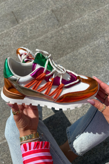 Peau chaussures Chaussures modèle baskets Féminin Artiker 56C1737 Couleurs différentes