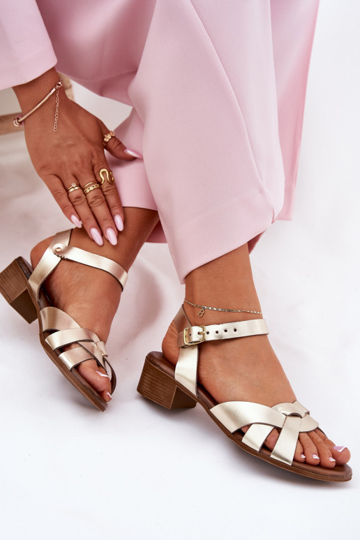 Sandales pour femmes Activé Subtilm Obcasie Zazoo 40372 couleur dorée Sandales pour femmes Activé Subtilm Obcasie Zazoo 40372 couleur dorée