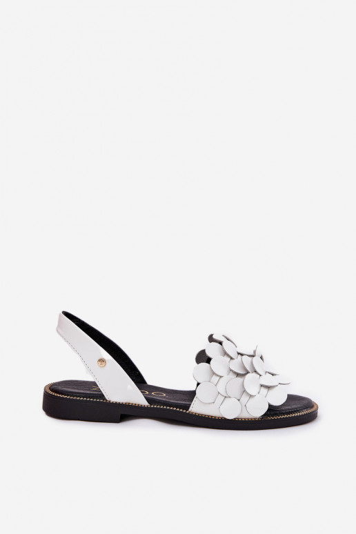 Sandales pour femmes avec des talons larges Zazoo 40425 couleur blanche Sandales pour femmes avec des talons larges Zazoo 40425 couleur blanche