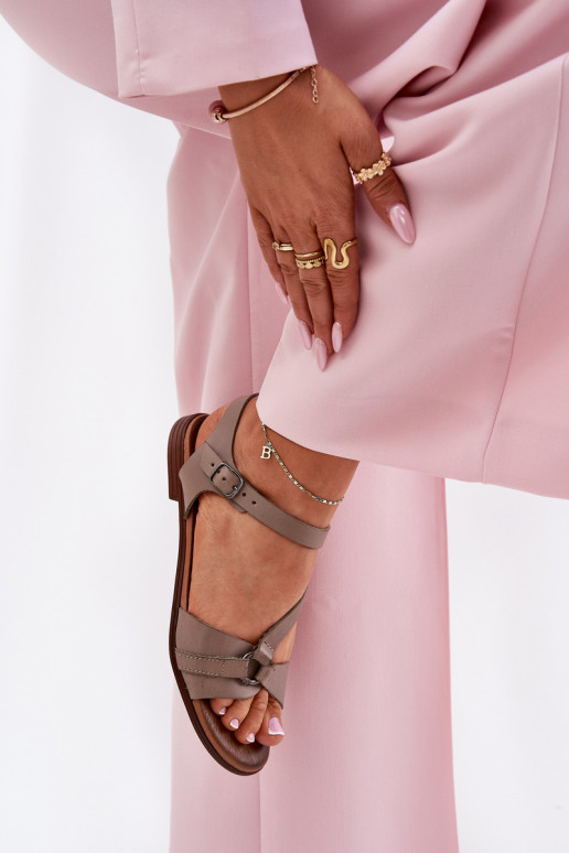 Zazoo 40182 Sandales pour femmes Féminin beige