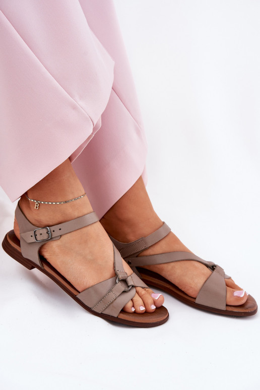 Zazoo 40182 Sandales pour femmes Féminin beige