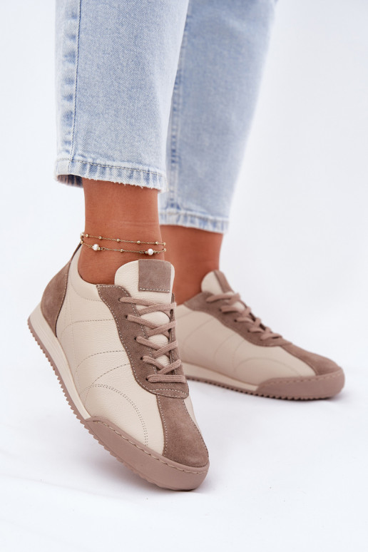 Peau baskets Féminin Laura Messi 2935 beige Peau baskets Féminin Laura Messi 2935 beige