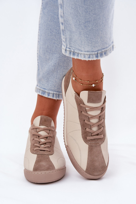 Peau baskets Féminin Laura Messi 2935 beige Peau baskets Féminin Laura Messi 2935 beige