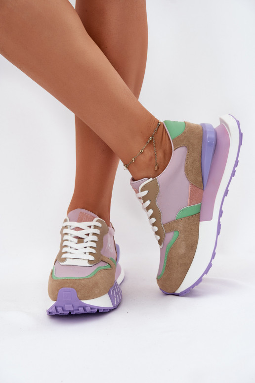 en daim Chaussures modèle baskets Féminin avec une plateforme Big Star RR274815 HI-POLY SYSTEM couleur rose en daim Chaussures modèle baskets Féminin avec une plateforme Big Star RR274815 HI-POLY SYSTEM couleur rose