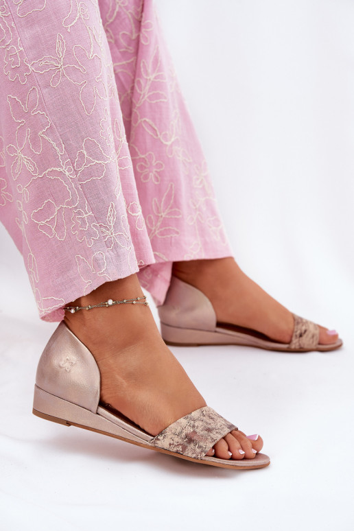 Sandales pour femmes Il fautciejka 01971-71 couleur dorée Sandales pour femmes Il fautciejka 01971-71 couleur dorée