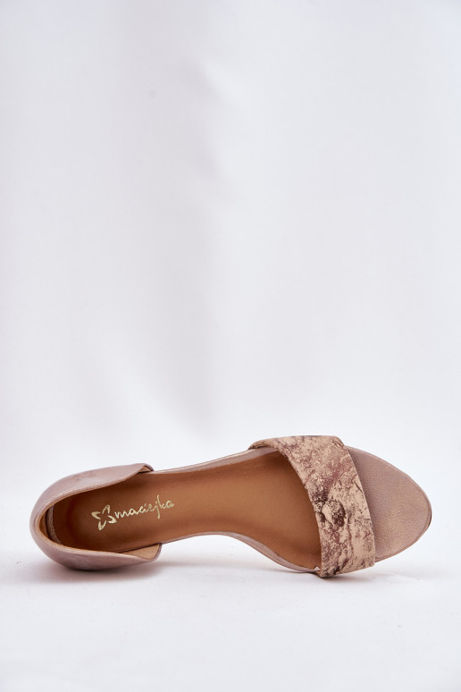 Sandales pour femmes Il fautciejka 01971-71 couleur dorée Sandales pour femmes Il fautciejka 01971-71 couleur dorée