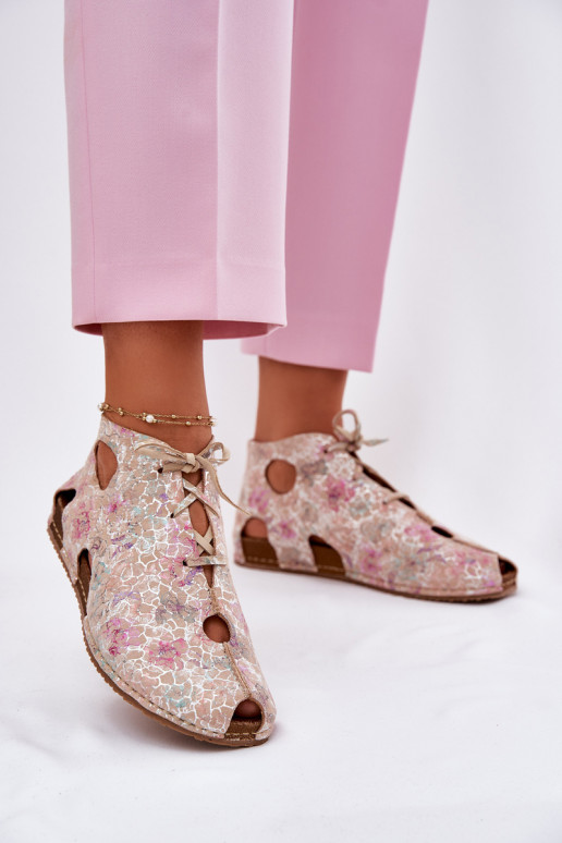 À motifs Peau Bottes Il fautciejka 03426-48 beige À motifs Peau Bottes Il fautciejka 03426-48 beige