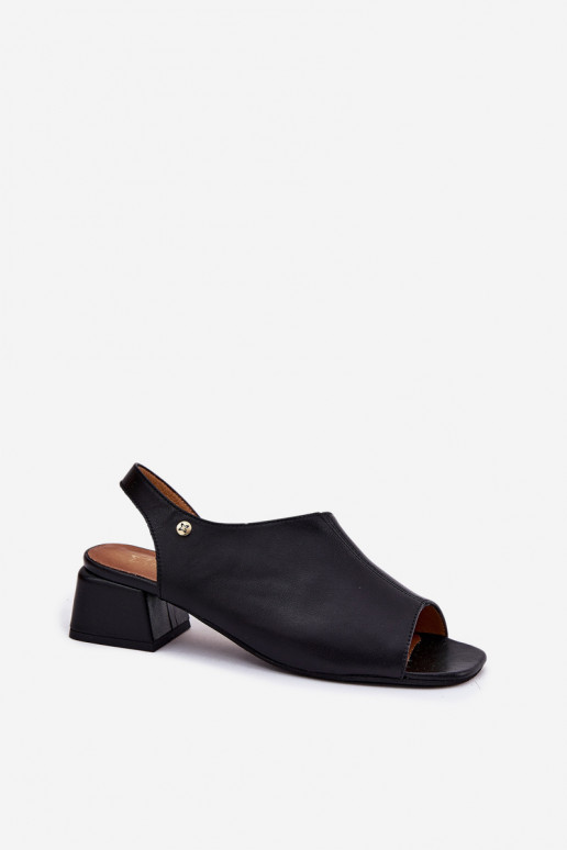 Sandales pour femmes Féminin Klocke Il fautciejka 06975-01 couleur noire