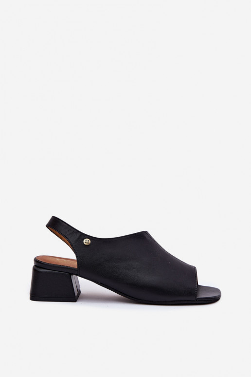 Sandales pour femmes Féminin Klocke Il fautciejka 06975-01 couleur noire