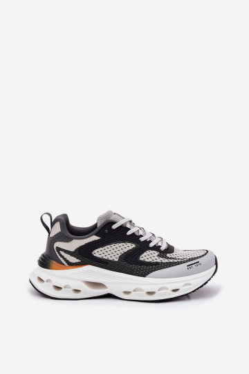 Baskets de sport pour hommes avec plateforme Big Star RR174023 Hi-Poly System couleur grise 2