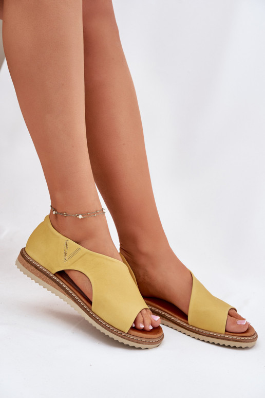 Sandales pour femmes Féminin Artiker 46C1015 couleur jaune