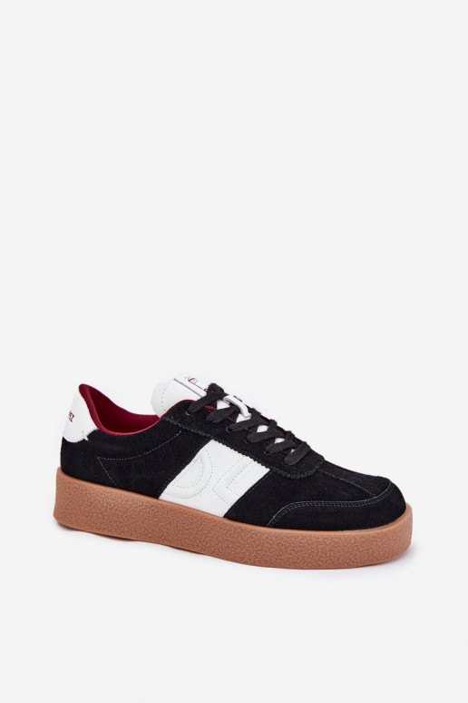 en daim Chaussures modèle baskets Féminin Daniel Lopez Just Dare SS2D4021 couleur noire en daim Chaussures modèle baskets Féminin Daniel Lopez Just Dare SS2D4021 couleur noire