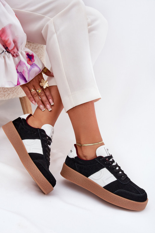 en daim Chaussures modèle baskets Féminin Daniel Lopez Just Dare SS2D4021 couleur noire en daim Chaussures modèle baskets Féminin Daniel Lopez Just Dare SS2D4021 couleur noire