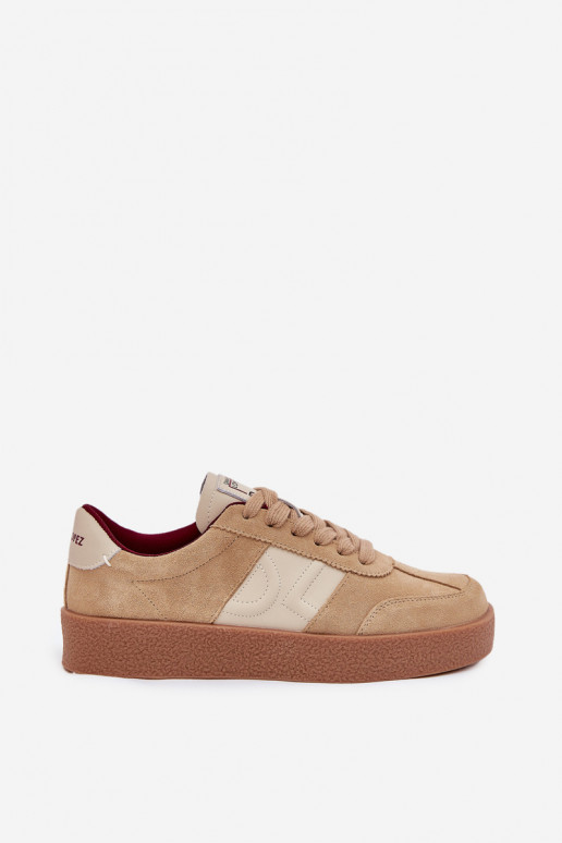 en daim Chaussures modèle baskets Féminin Daniel Lopez Just Dare SS2D4022 beige en daim Chaussures modèle baskets Féminin Daniel Lopez Just Dare SS2D4022 beige