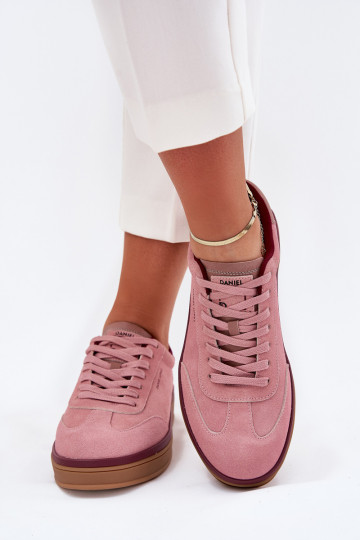 en daim Féminin Chaussures modèle baskets Daniel Lopez Just Dare SS2D4010 couleur rose 2