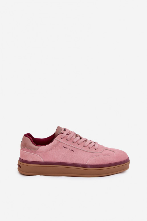 en daim Féminin Chaussures modèle baskets Daniel Lopez Just Dare SS2D4010 couleur rose en daim Féminin Chaussures modèle baskets Daniel Lopez Just Dare SS2D4010 couleur rose