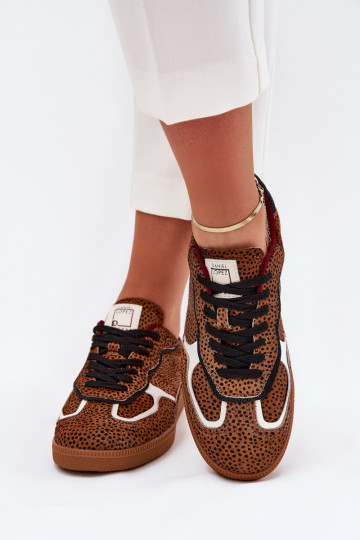 Chaussures modèle baskets Féminin Daniel Lopez Just Dare SS2D4016 marron