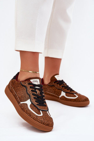 Chaussures modèle baskets Féminin Daniel Lopez Just Dare SS2D4016 marron 2
