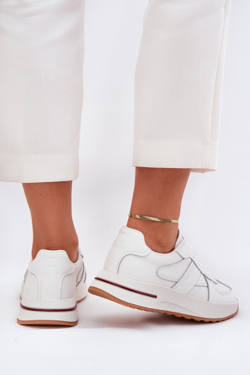 Peau Chaussures de sport pour femmes, baskets Daniel Lopez Just Dare SS2D4042 couleur blanche Peau Chaussures de sport pour femmes, baskets Daniel Lopez Just Dare SS2D4042 couleur blanche