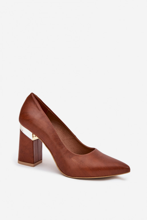 Peau Chaussures LeÀski 3117 marron foncé Peau Chaussures LeÀski 3117 marron foncé