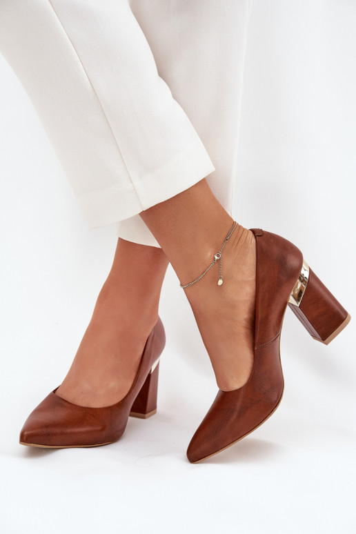Peau Chaussures LeÀski 3117 marron foncé Peau Chaussures LeÀski 3117 marron foncé