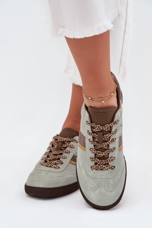 en daim Faible Chaussures modèle baskets Féminin Big Star SS274678 HI-POLY SYSTEM couleur menthe en daim Faible Chaussures modèle baskets Féminin Big Star SS274678 HI-POLY SYSTEM couleur menthe