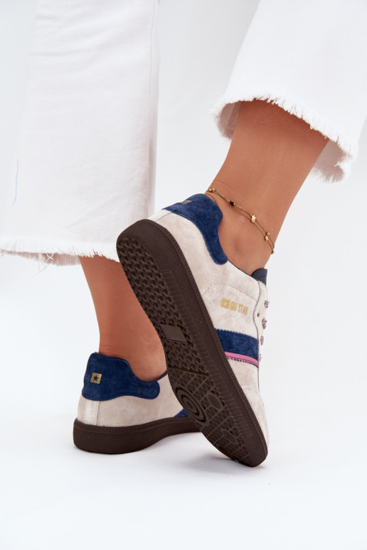 en daim Faible Chaussures modèle baskets Féminin Big Star SS274679 HI-POLY SYSTEM couleur grise en daim Faible Chaussures modèle baskets Féminin Big Star SS274679 HI-POLY SYSTEM couleur grise